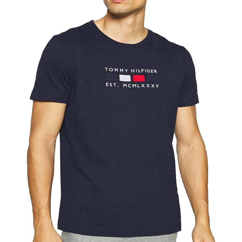 Panske modre triko Tommy Hilfiger GLAMI.cz