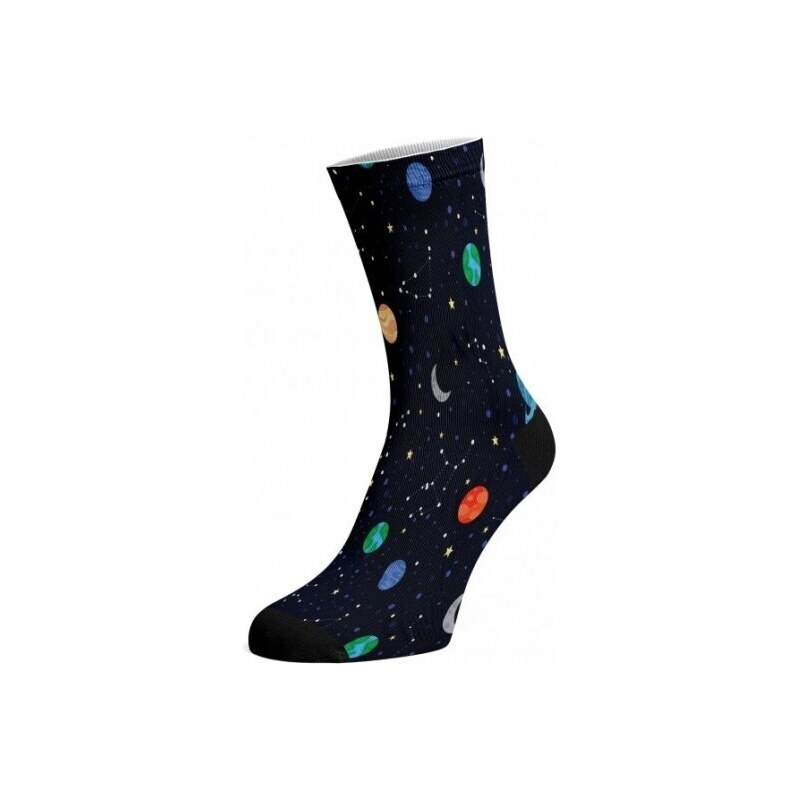 NIGHT SKY bavlněné potištěné veselé ponožky Walkee 37-41