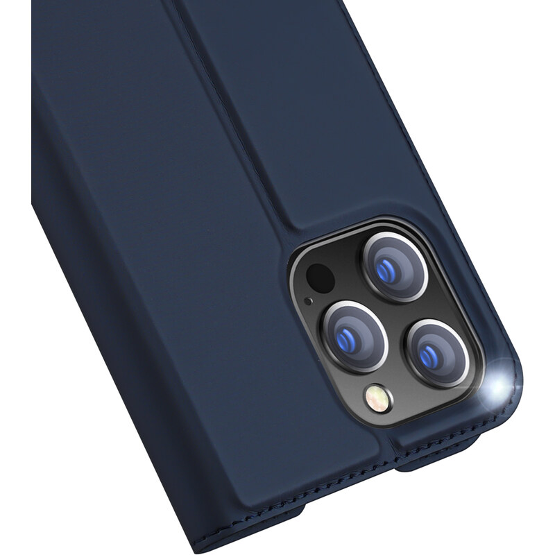 Knížkové pouzdro pro iPhone 14 Pro MAX - DuxDucis, SkinPro Blue