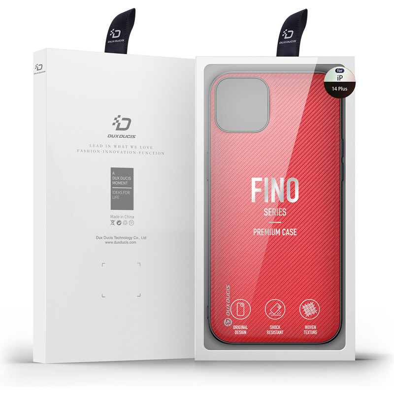 Ochranný kryt na iPhone 14 PLUS - DuxDucis, Fino Red