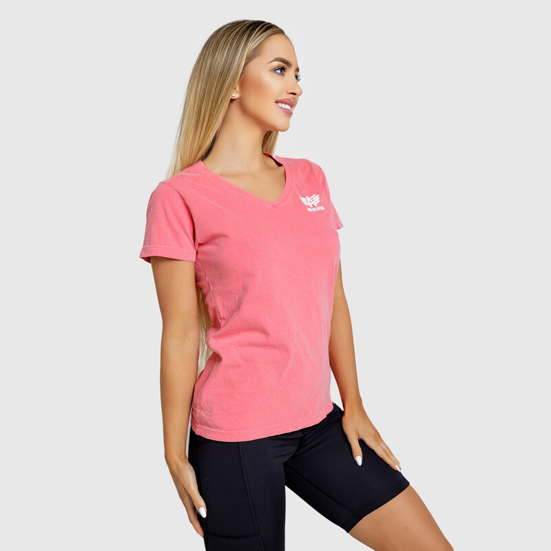 Dámské sportovní tričko Iron Aesthetics V-Lady, růžové