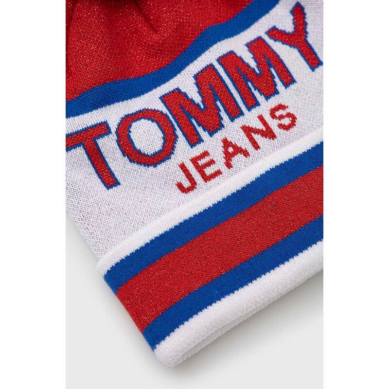 Čepice Tommy Jeans z husté pleteniny