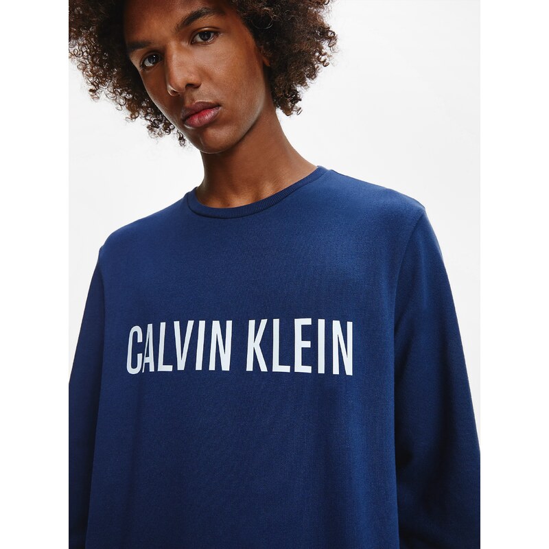 Tmavě modrá pánská mikina Calvin Klein Jeans - Pánské