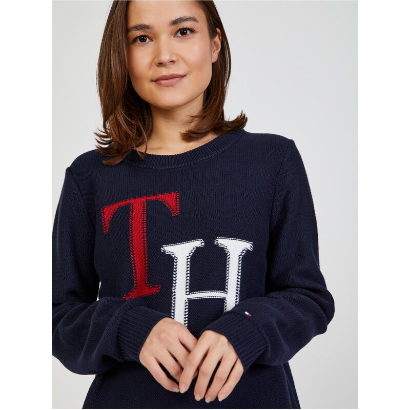 Dámský svetr Tommy Hilfiger Navy Blue