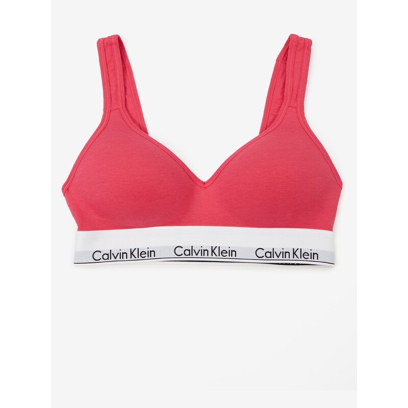 Tmavě růžová podprsenka Calvin Klein Underwear - Dámské