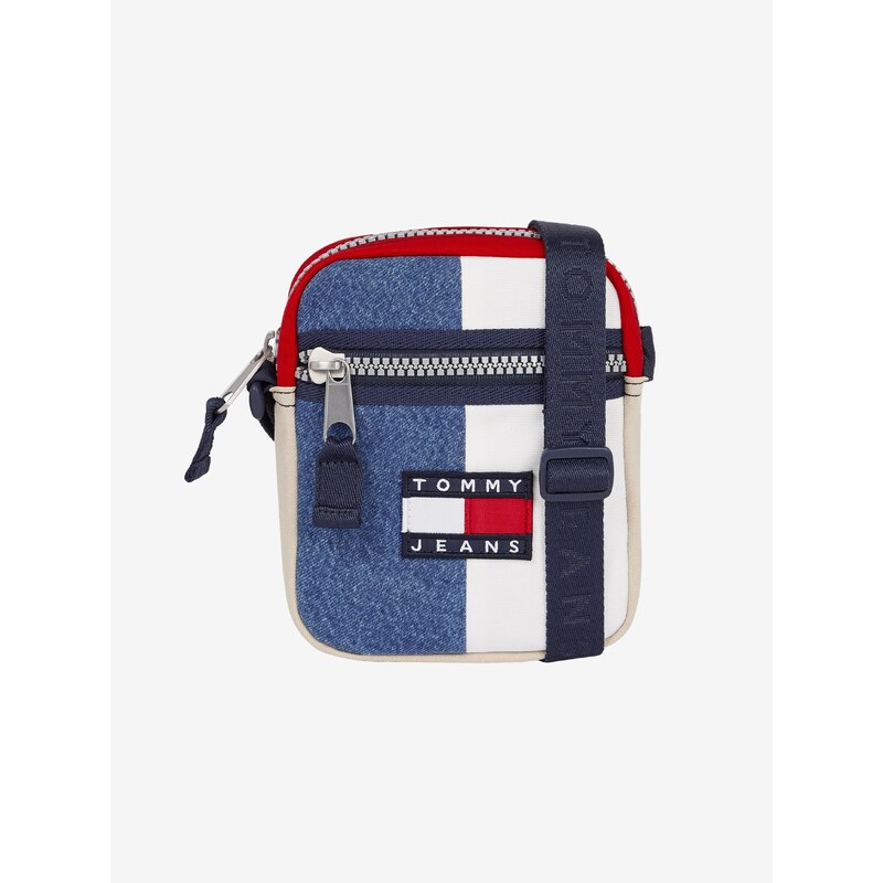 Tommy Hilfiger Modro-béžová pánská malá crossbody taška Tommy Jeans - Pánské