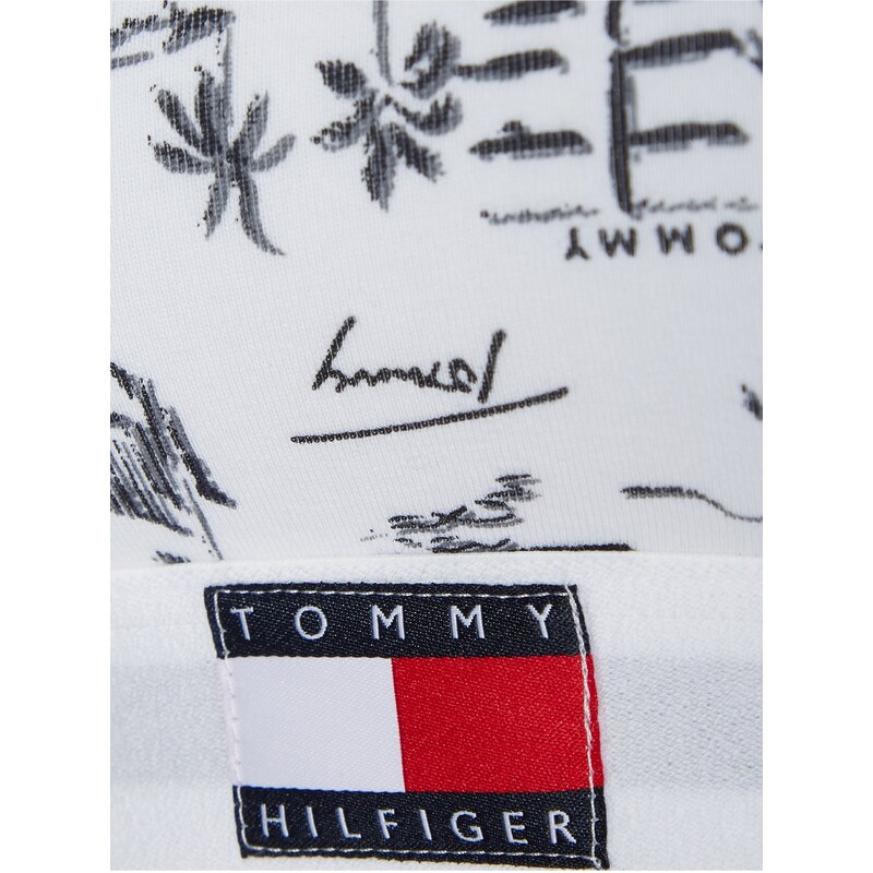 Černo-bílá vzorovaná podprsenka Tommy Hilfiger Underwear - Dámské