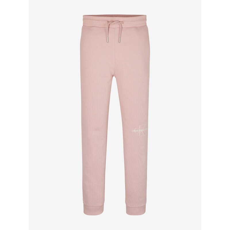 Růžové holčičí tepláky Calvin Klein Jeans - Holky