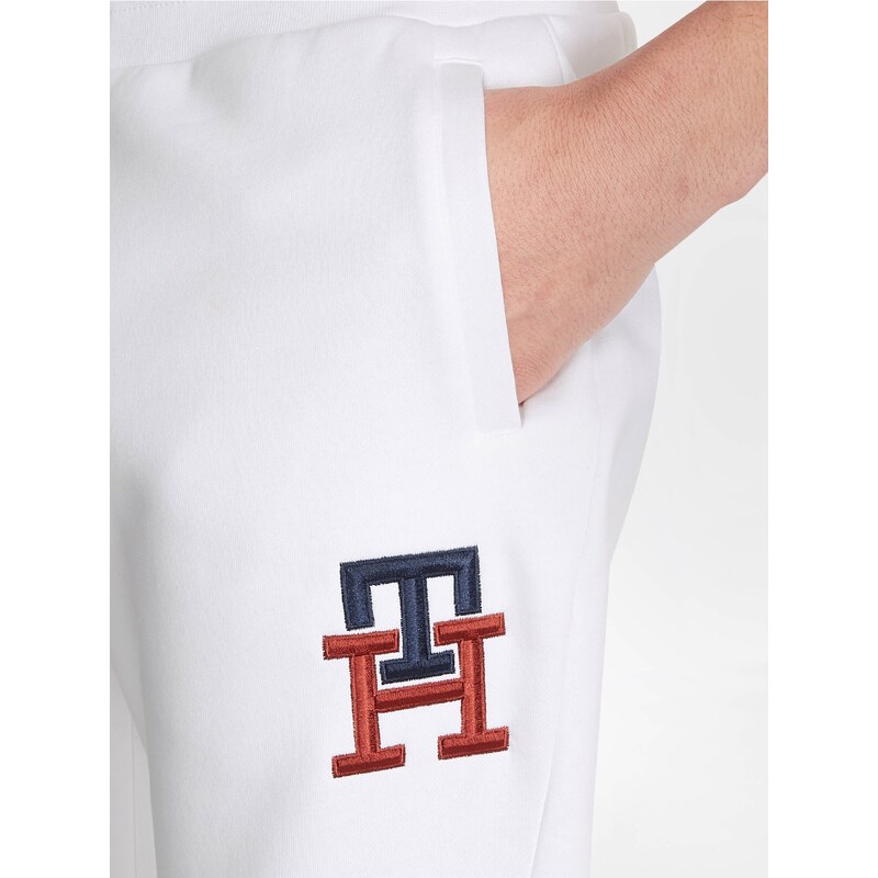 Bílé unisex tepláky Tommy Hilfiger - Pánské