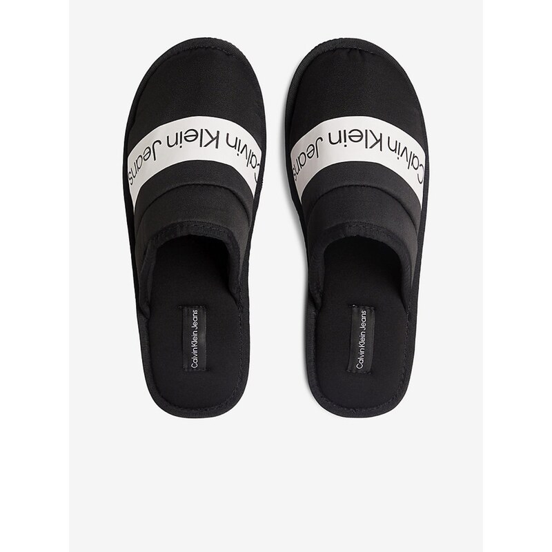 Černé pánské pantofle Calvin Klein Jeans - Pánské