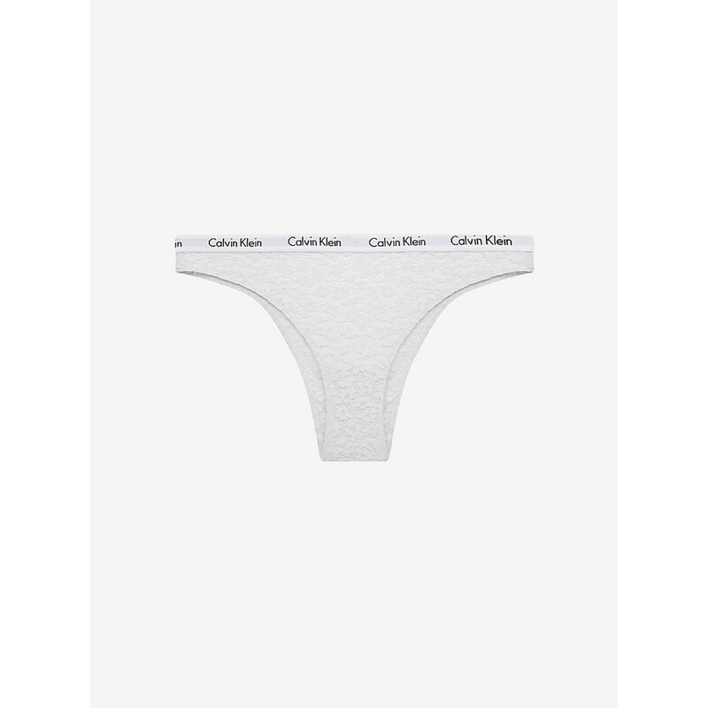 Bílé dámské krajkové kalhotky Calvin Klein Underwear - Dámské