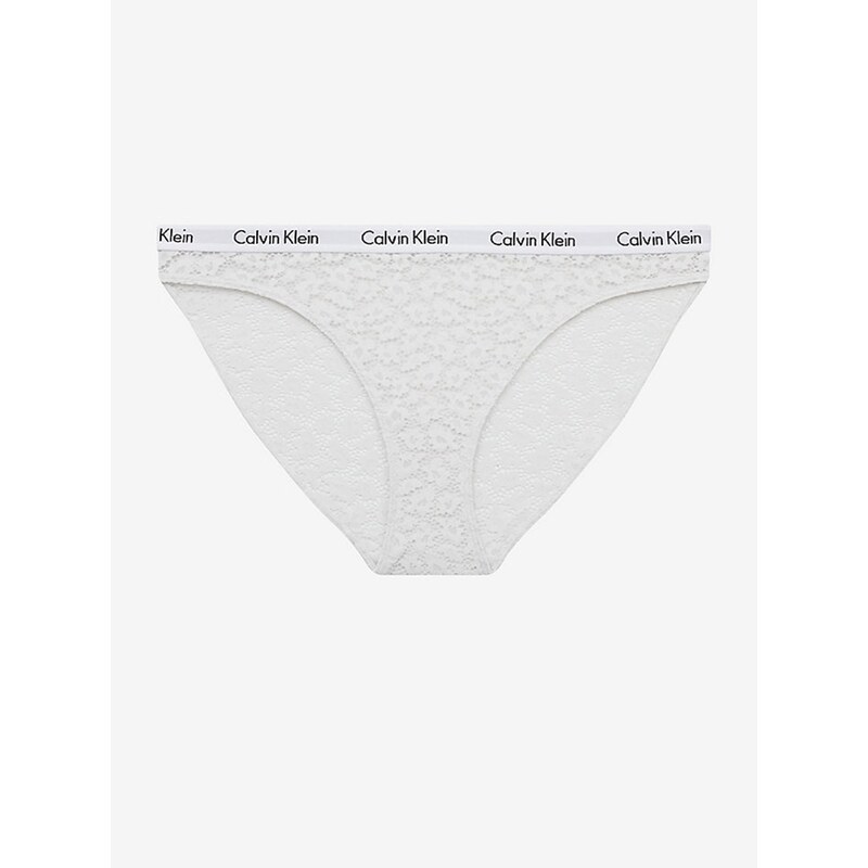 Bílé dámské krajkové kalhotky Calvin Klein Underwear - Dámské
