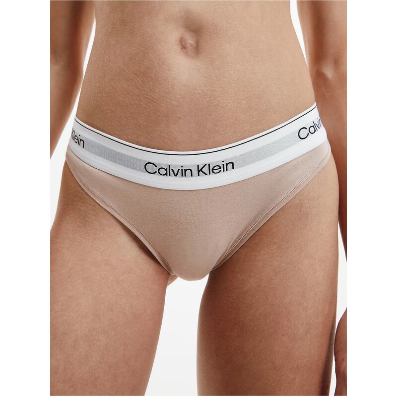 Béžové dámské kalhotky Calvin Klein Underwear - Dámské