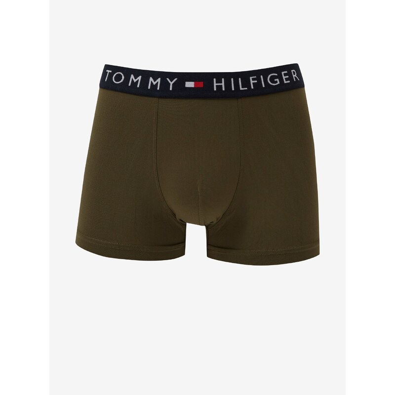 Khaki pánské boxerky Tommy Hilfiger - Pánské