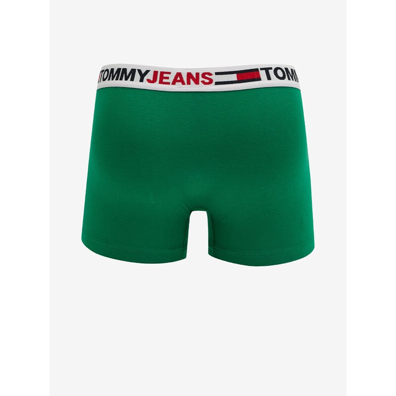 Tommy Hilfiger Zelené pánské boxerky Tommy Jeans - Pánské