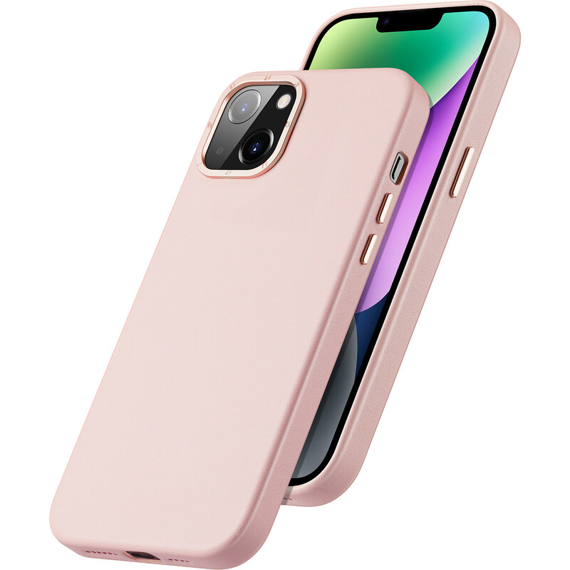 Ochranný kryt na iPhone 14 PLUS - DuxDucis, Grit with MagSafe Pink