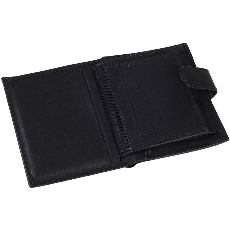Pánská kožená peněženka Loranzo 493 černá