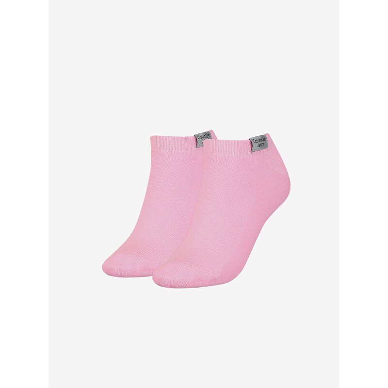 Sada dvou párů dámských ponožek v růžové barvě Calvin Klein Underwea - Dámské