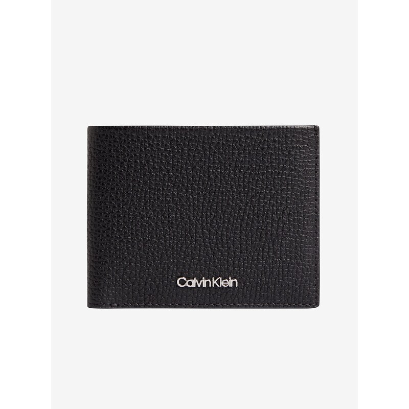 Černá pánská kožená peněženka Calvin Klein - Pánské