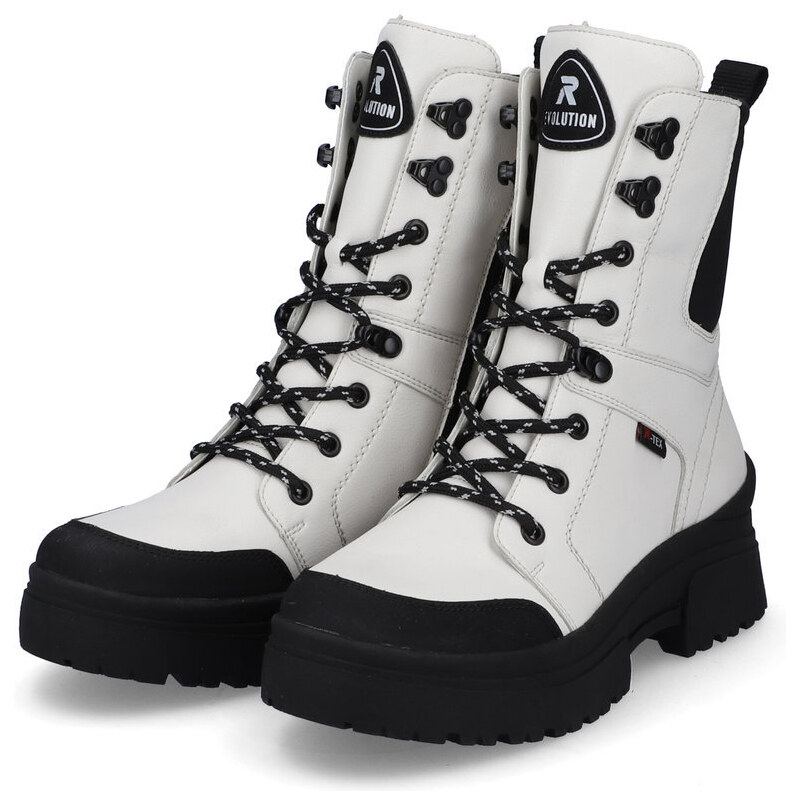 RIEKER - REVOLUTION Kotníková kožená obuv s texovou membránou W0374-80 90116494