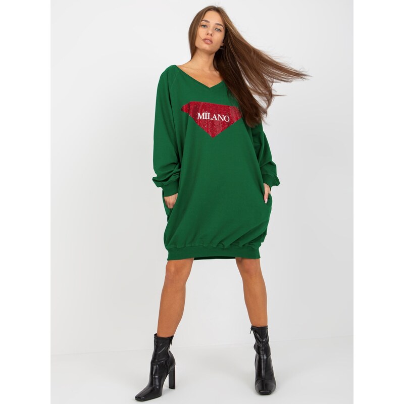 VITON Sweatshirt-VI-BL-3113.73P-dark green
