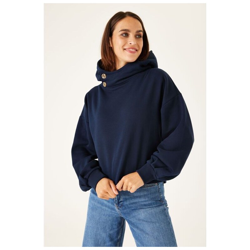 Dámská mikina GARCIA ladies sweat 4581 navy peony