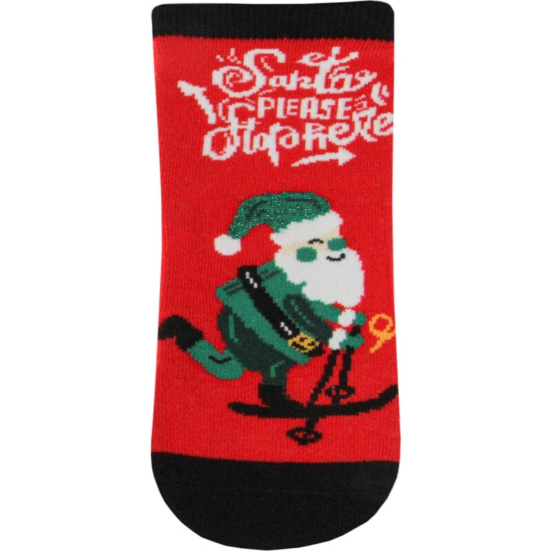 Dětské ponožky vysoké Santa přichází! C