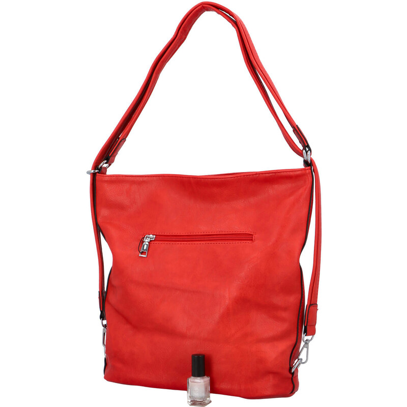 ROMINA & CO. BAGS Dámská kabelka batoh červená - Romina Jaylyn červená