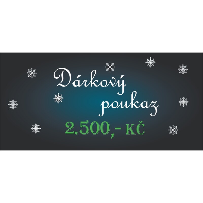 Dárková poukázka 2500