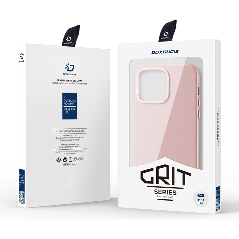 Ochranný kryt na iPhone 14 Pro - DuxDucis, Grit with MagSafe Pink