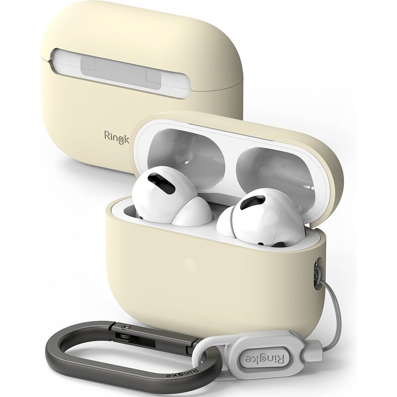 Pouzdro na sluchátka AirPods Pro - Ringke, Silicone Cream