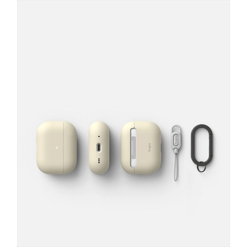 Pouzdro na sluchátka AirPods Pro - Ringke, Silicone Cream