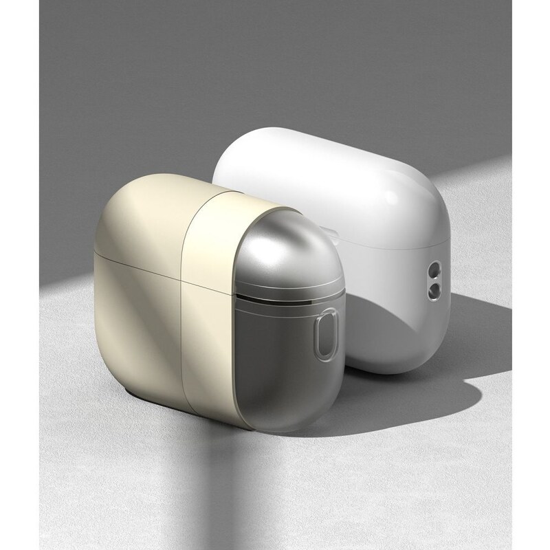 Pouzdro na sluchátka AirPods Pro - Ringke, Silicone Cream