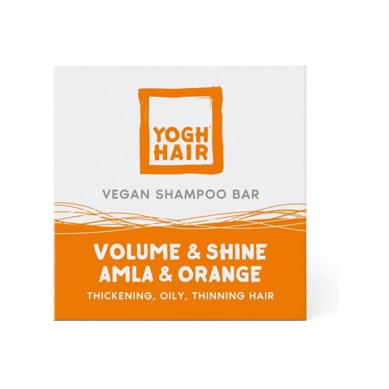 Yogh Soap Přírodní šampon pro objem a lesk amla a pomeranč 110 g