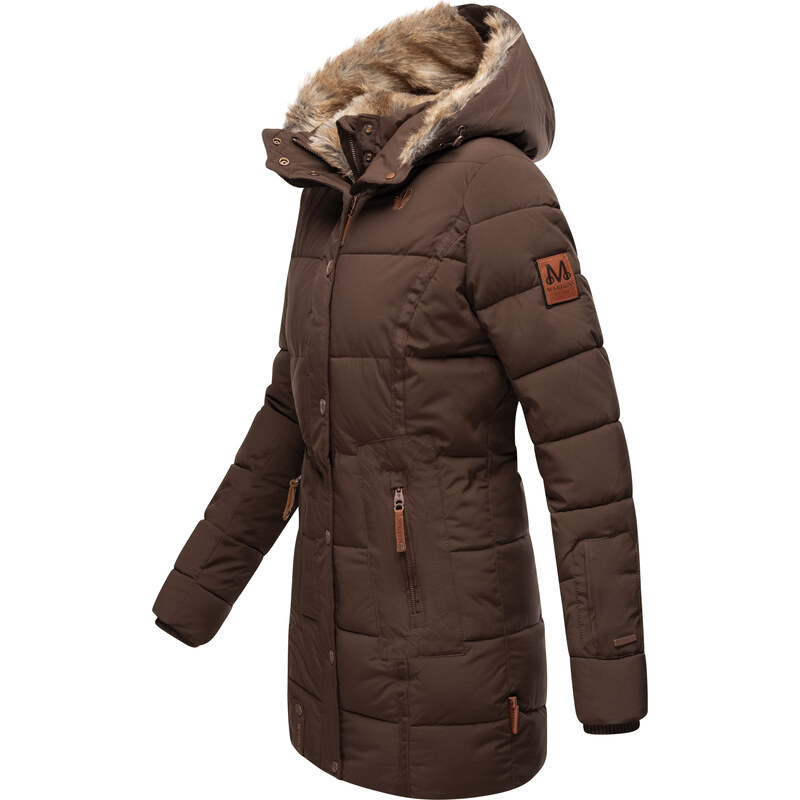 Dámská zimní bunda Lieblings Jacke Premium Marikoo - DARK BROWN