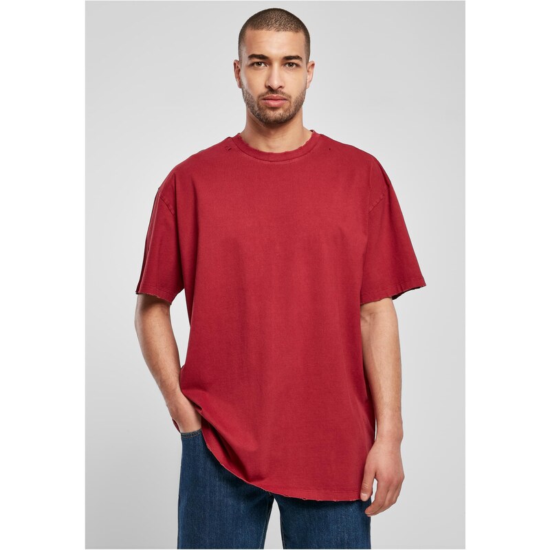 Urban Classics Oversized Distressed Tee cihlové