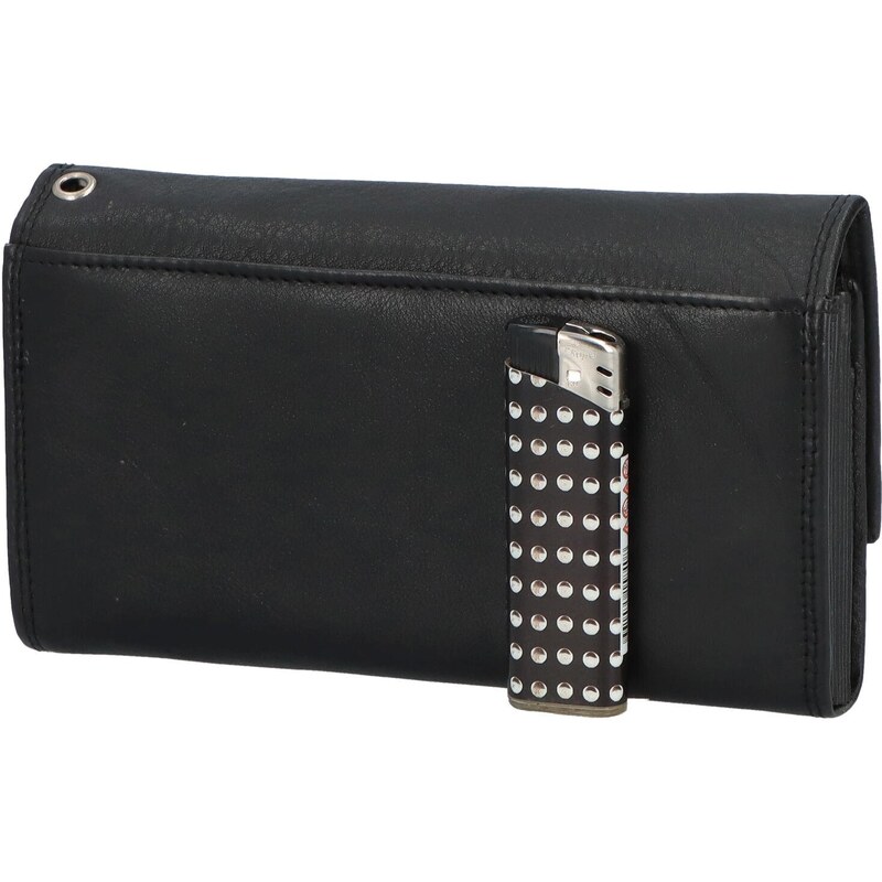 Bellugio Luxusní dámská kožená peněženka Efip, černá