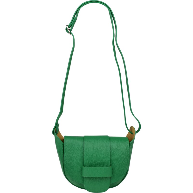 NovaKabelka.cz Kožená kabelka crossbody Roberta Verde zelená