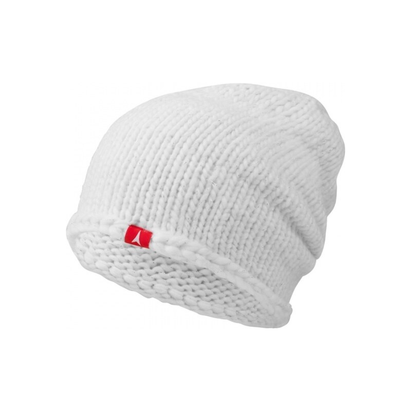 Čepice zimní Atomic W Amt Basket Weave Velikost: Uni bílá 75535024
