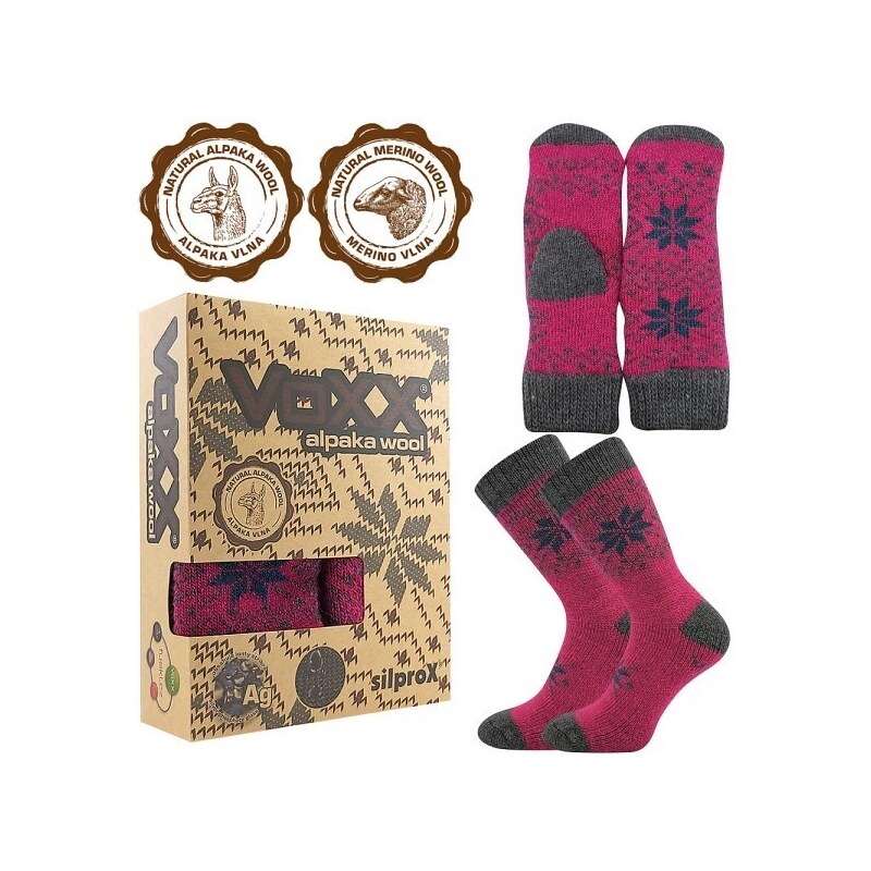 ALTA SET vlněné merino ponožky + palčáky VoXX 75544309