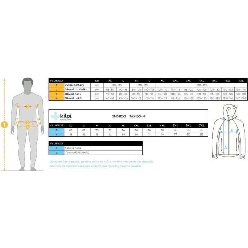 Pánská lyžařská bunda Kilpi TAXIDO-M