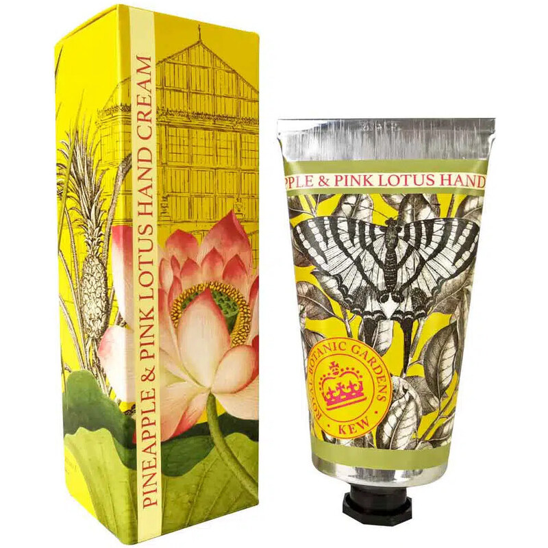Krém na ruce English Soap Company Pineapple & Pink Lotus – ananas a růžový lotos, 75 ml