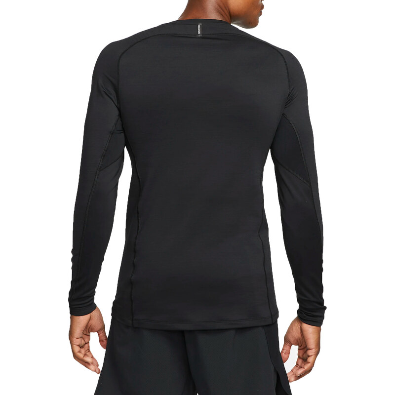 Triko s dlouhým rukávem Nike Pro Warm Sweatshirt Schwarz F010 dq5448-010