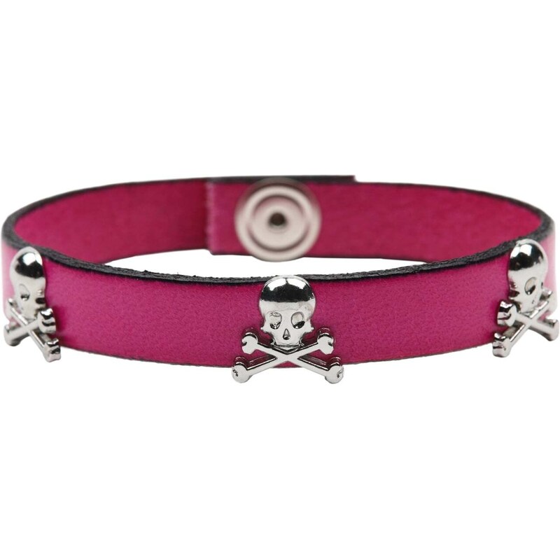 Scalpers Náramek pink / stříbrná