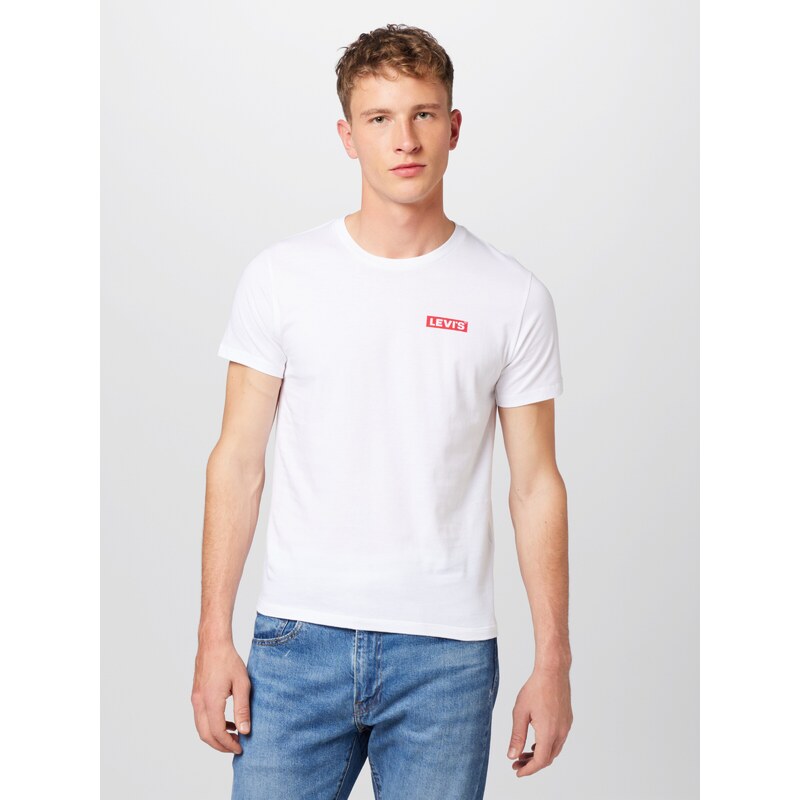 LEVI'S  Tričko '2Pk Crewneck Graphic' červená / černá / bílá