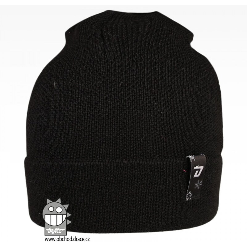 Merino pletená čepice Dráče - Urban 01, černá 117156854