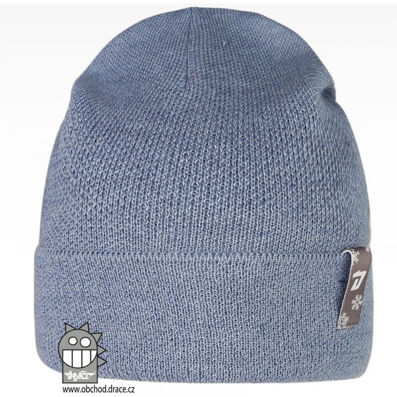 Merino pletená čepice Dráče - Urban 12, světlá jeans