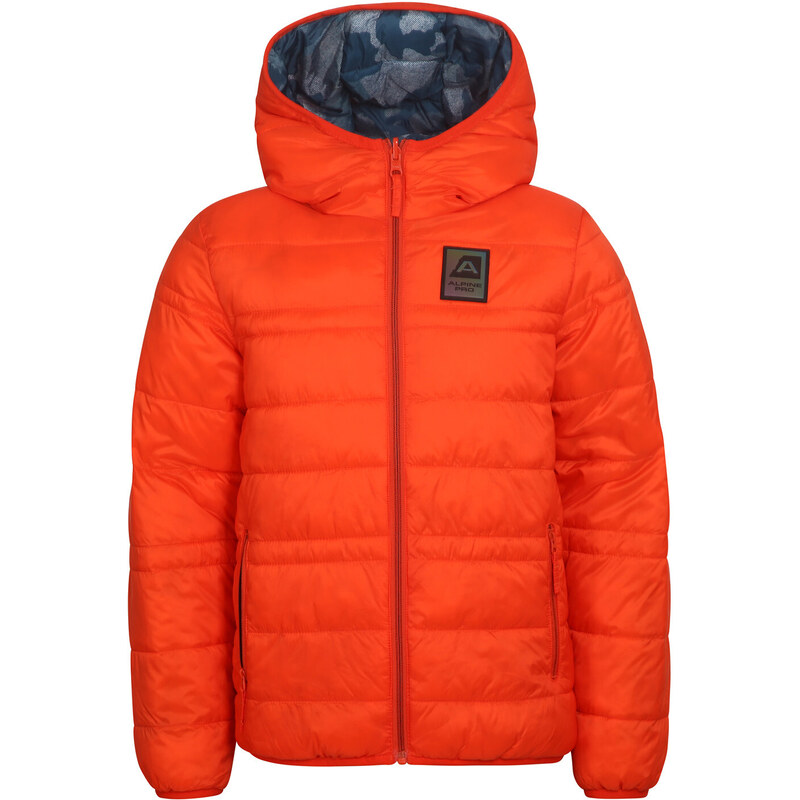 Dětská oboustranná bunda Alpine Pro MICHRO - oranžová