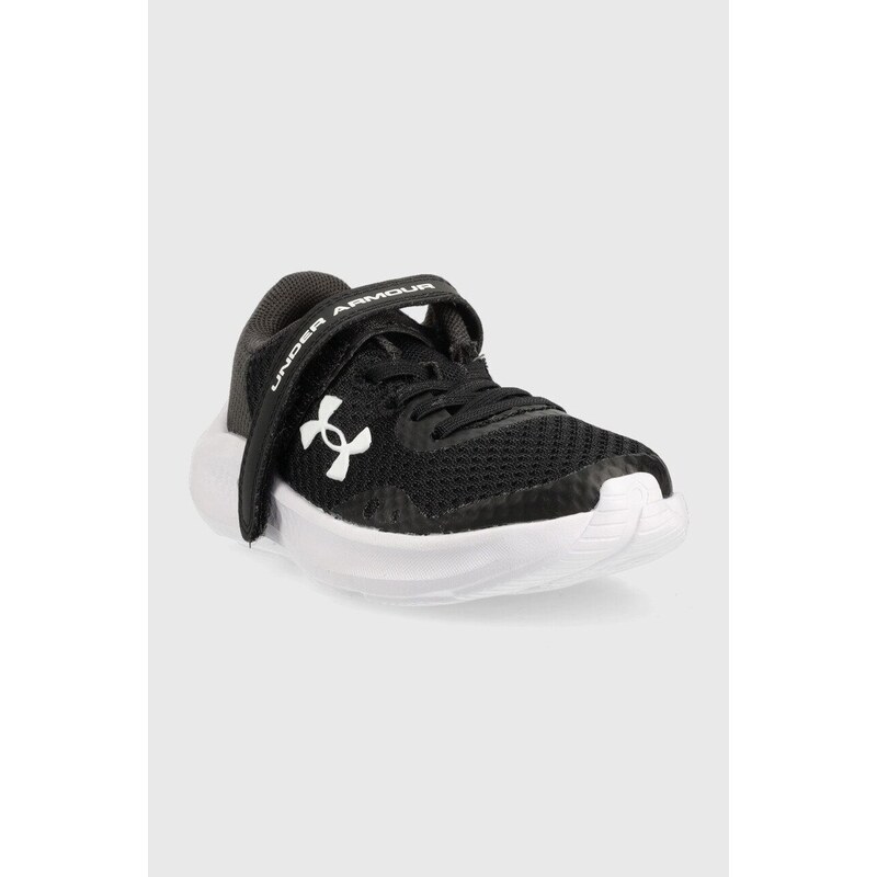 dětské sneakers boty Under Armour ua gps pursuit 3 ac černá barva