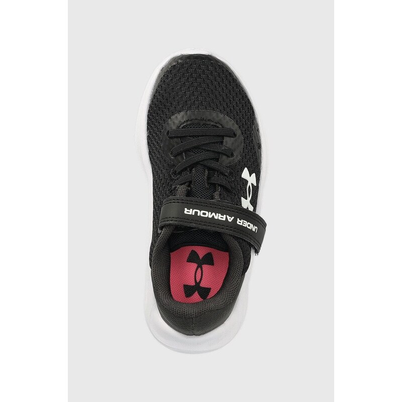 dětské sneakers boty Under Armour ua gps pursuit 3 ac černá barva